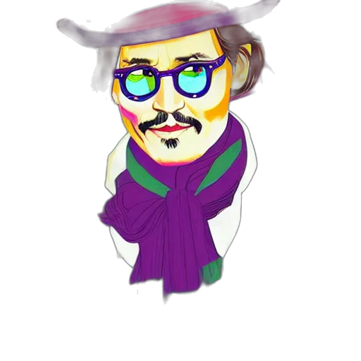 hat, face, cartoon, concept art transparent PNG cut-out