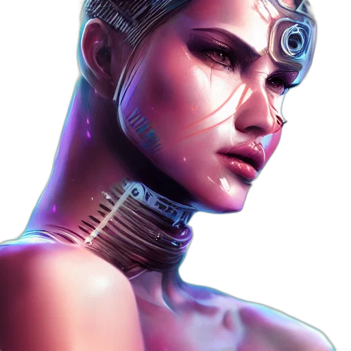 robot, mask, jewelry, face transparent PNG cut-out