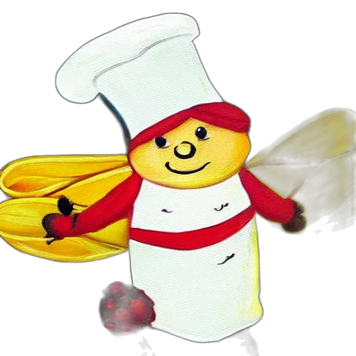 food, staff, weapon, concept art, 3d render, photorealistic, cute, bee transparent PNG cut-out