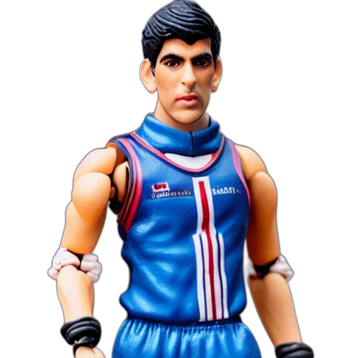 3d render, rishi, sunak, action transparent PNG cut-out