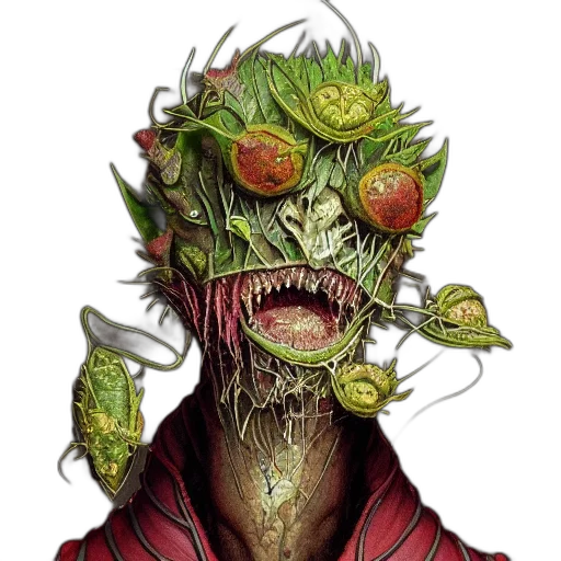 creature, mask, face, concept art transparent PNG cut-out