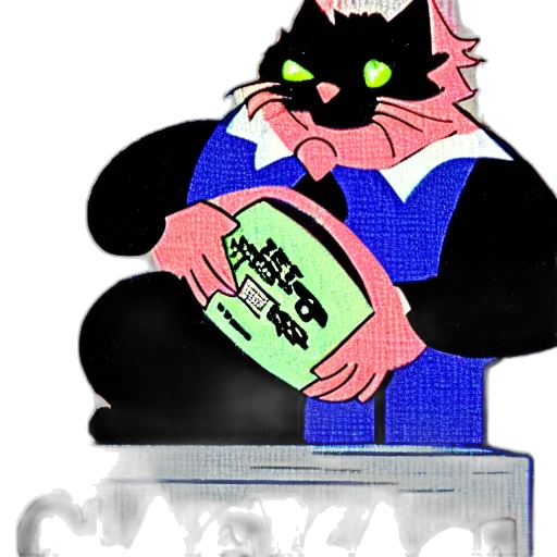 jacket, creature, staff, mask, vaporwave, concept art, cartoon, pixel art transparent PNG cut-out
