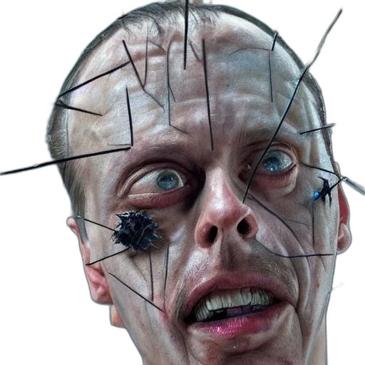 mask, face, creature, umbrella transparent PNG cut-out