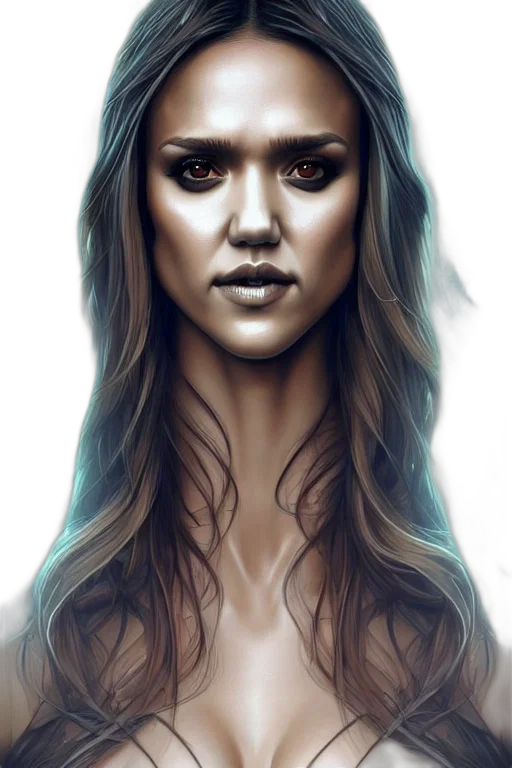 face, hair, fantasy art, comic book art, photorealistic, concept art, dark, blue transparent PNG cut-out