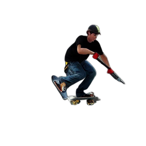 staff, shoes, weapon, car transparent PNG cut-out