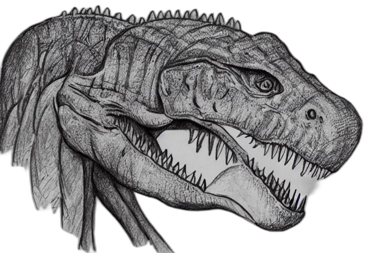 dragon, creature, animal, face, concept art, photorealistic, pencil sketch, fantasy art transparent PNG cut-out