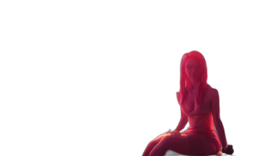 dress, 3d render, concept art, photorealistic transparent PNG cut-out