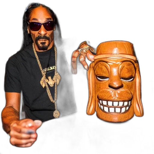 mask, face, cartoon, concept art, snoop, dogg, trader, vic transparent PNG cut-out