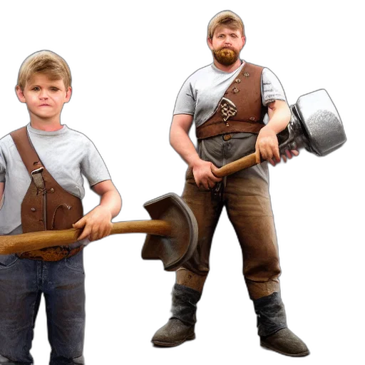 staff, sword, weapon, 3d render transparent PNG cut-out