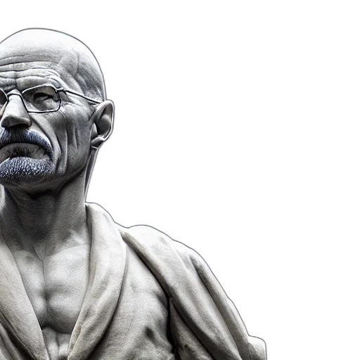 3d render, concept art, photorealistic, very, detailed, renaissance, sculpture, walter transparent PNG cut-out