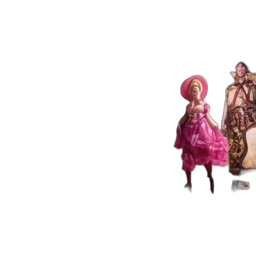 dress, umbrella, 3d render, concept art transparent PNG cut-out