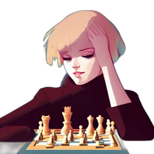 robot, concept art, pixel art, vaporwave, anime, portrait, ilya, kuvshinov transparent PNG cut-out