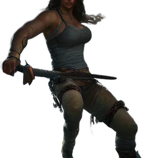weapon, staff, sword, creature transparent PNG cut-out