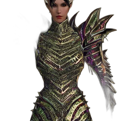 dragon, dress, staff, fantasy art, concept art, 3d render, pixel art, concept transparent PNG cut-out