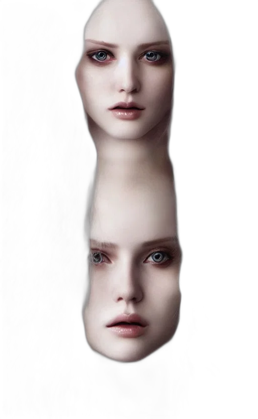 face, mask, hair, dress transparent PNG cut-out