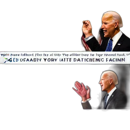 joe, biden, doing, funny transparent PNG cut-out
