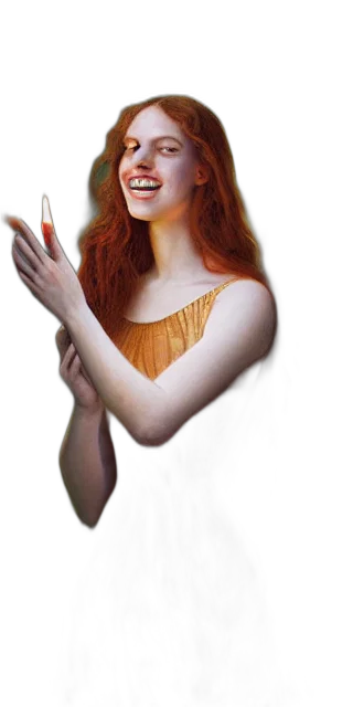 dress, face, staff, hair, photorealistic, fantasy art, concept art, pixel art transparent PNG cut-out