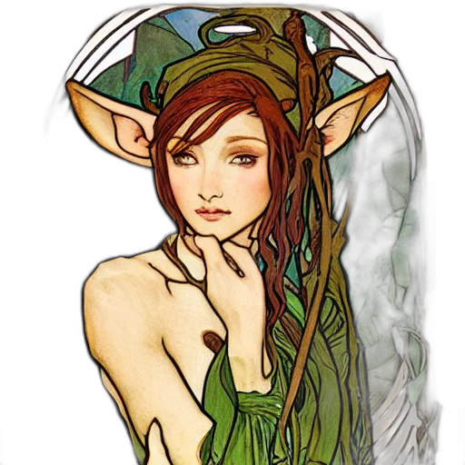 staff, dragon, fantasy art, concept art, pixel art, watercolor, green, earth tones transparent PNG cut-out
