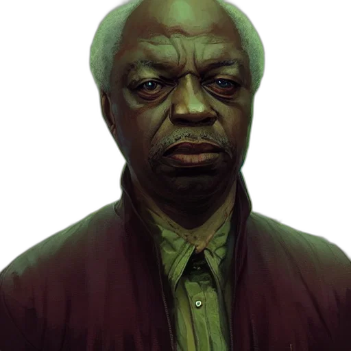 face, staff, jacket, concept art transparent PNG cut-out