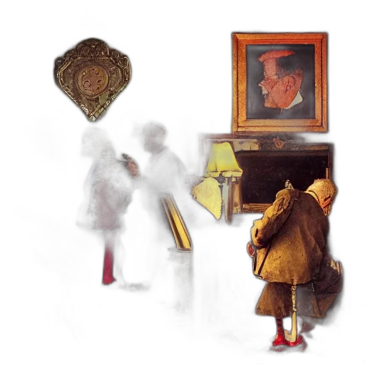 furniture, mask, jacket, staff transparent PNG cut-out