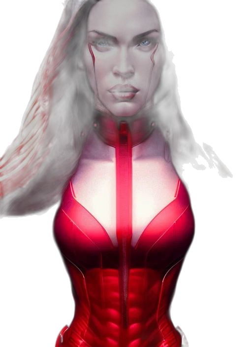 face, robot, mask, dress, concept art, 3d render, comic book art, fantasy art transparent PNG cut-out