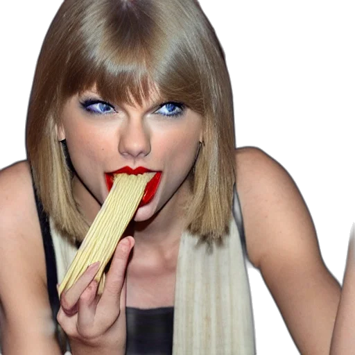 food, 3d render, taylor, swift transparent PNG cut-out