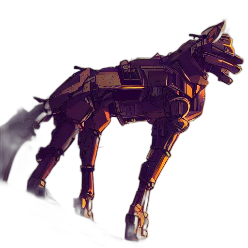 animal, robot, creature, weapon transparent PNG cut-out