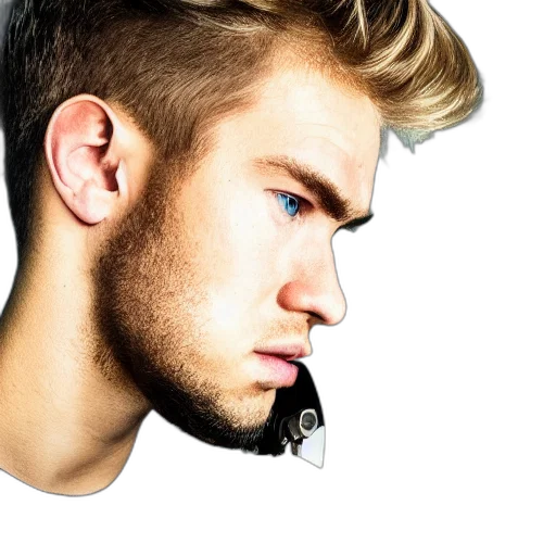 hair, face, staff, photorealistic, 3d render, cartoon, blonde, guy transparent PNG cut-out