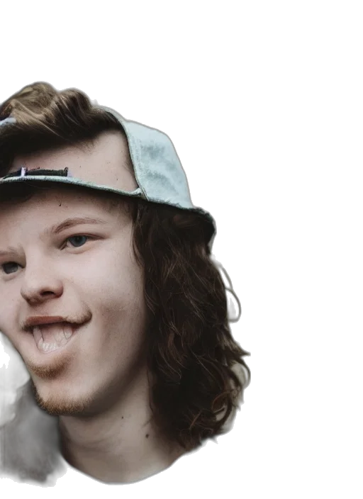 face, hat, crown, creature transparent PNG cut-out