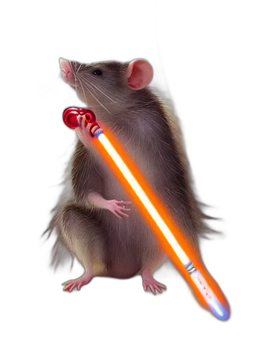 staff, weapon, animal, 3d render, concept art, photorealistic, neon lights, highly transparent PNG cut-out