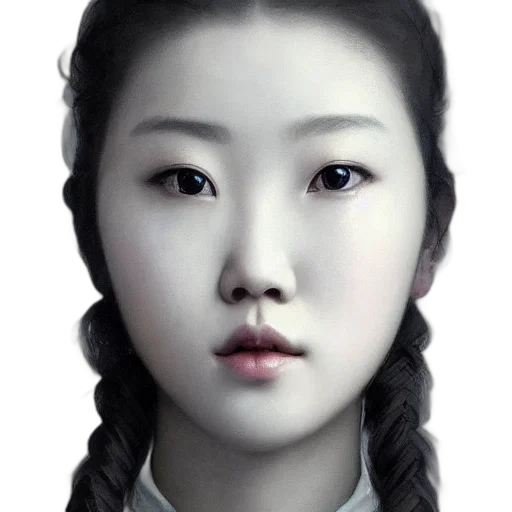 face, mask, staff, dress, photorealistic, oil painting, fantasy art, concept art transparent PNG cut-out