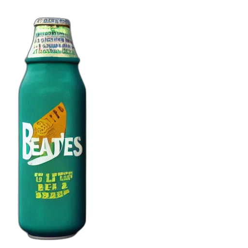 bottle, food, 3d render, render, blender, advertisement, beatles, soda transparent PNG cut-out
