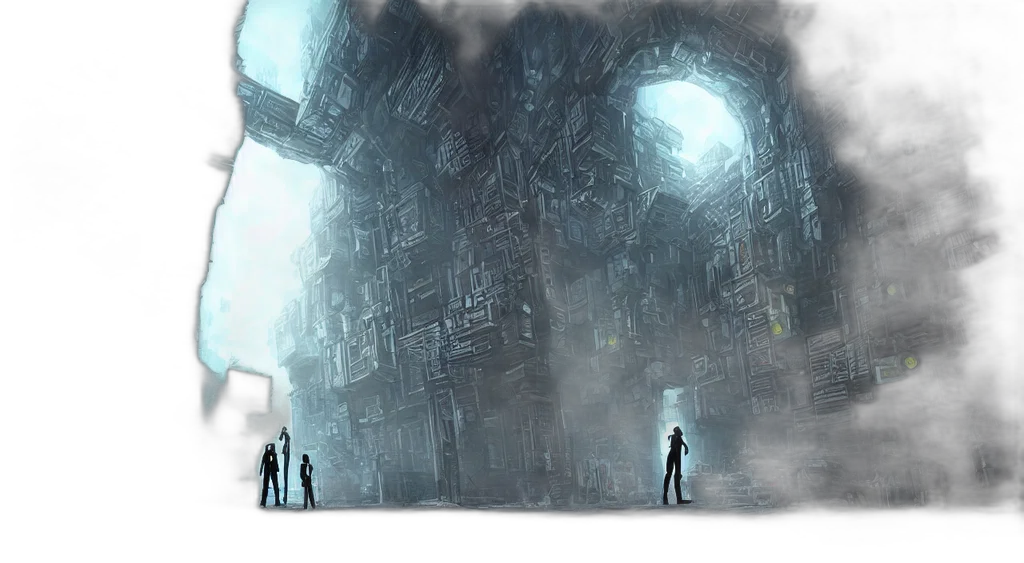 robot, concept art, fantasy art, comic book art transparent PNG cut-out