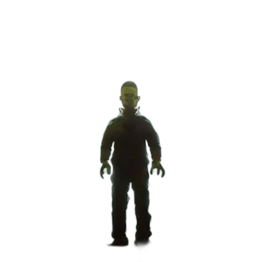 robot, mask, creature, staff, 3d render, concept art, pixel art, photorealistic transparent PNG cut-out