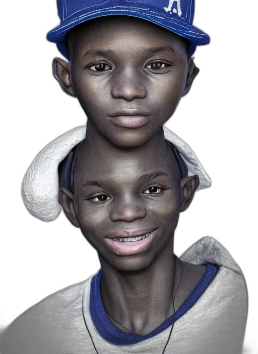face, mask, hat, crown, photorealistic, 3d render, concept art, cartoon transparent PNG cut-out