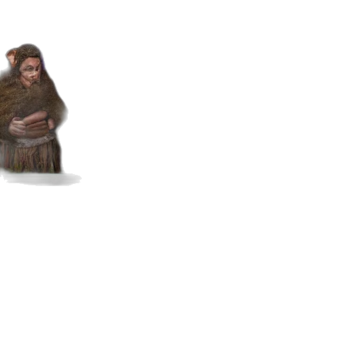 creature, hair, staff, weapon, concept art, pixel art, 3d render, fantasy art transparent PNG cut-out