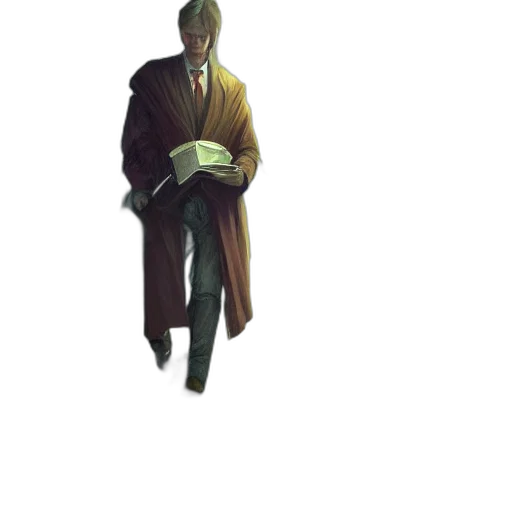 staff, jacket, umbrella, weapon transparent PNG cut-out