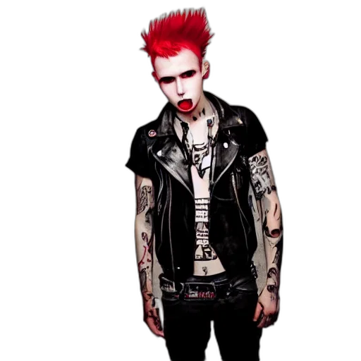 jacket, photorealistic, concept art, cartoon, comic book art, red, young, man transparent PNG cut-out