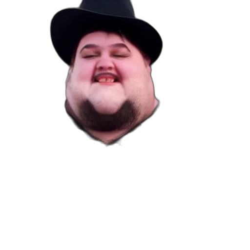 hat, face, staff, creature transparent PNG cut-out