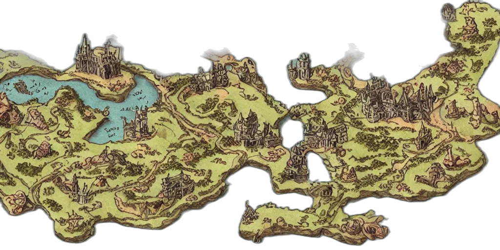 concept art, fantasy art, 3d render, pixel art transparent PNG cut-out