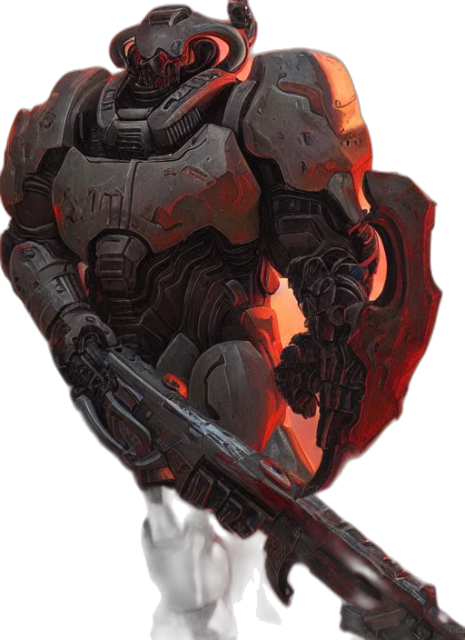 robot, weapon, sword, concept art transparent PNG cut-out