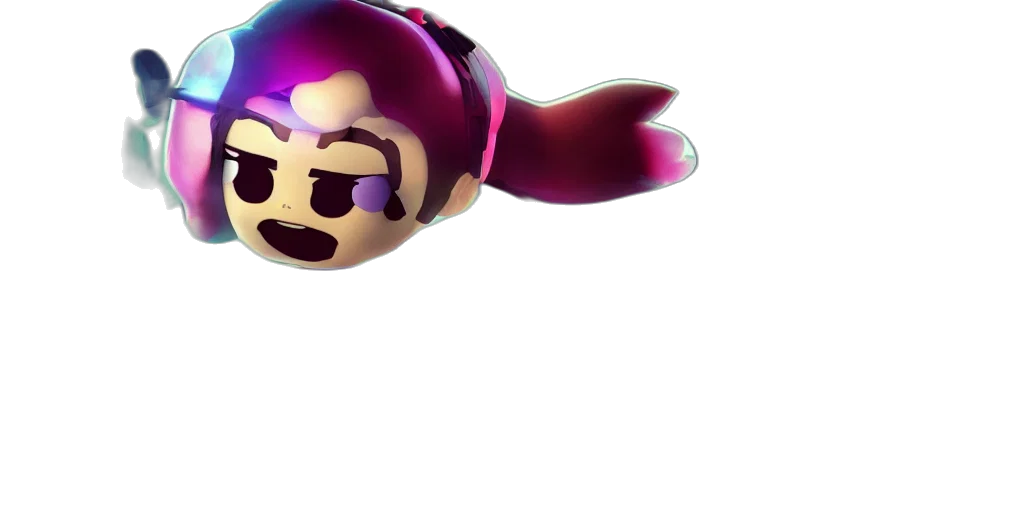 hair, staff, weapon, mask transparent PNG cut-out