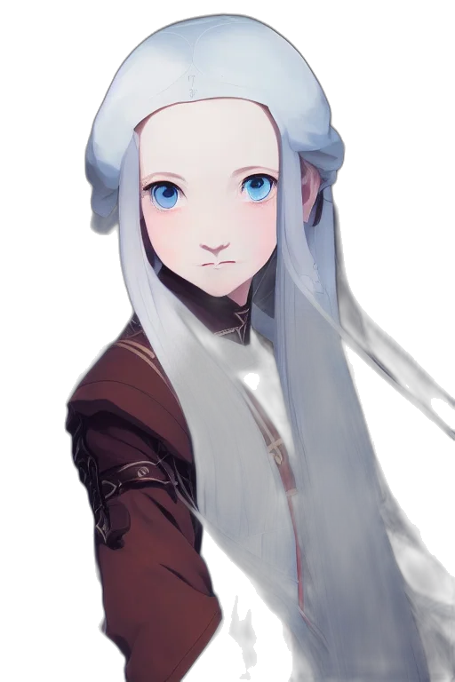 staff, face, robot, creature transparent PNG cut-out