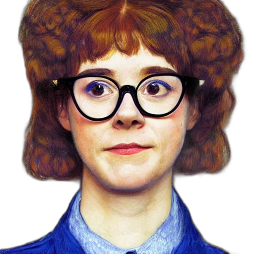 face, hair, hat, staff transparent PNG cut-out