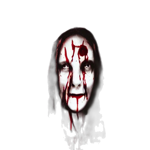 face, mask, creature, concept art, pixel art, photorealistic, comic book art, red transparent PNG cut-out