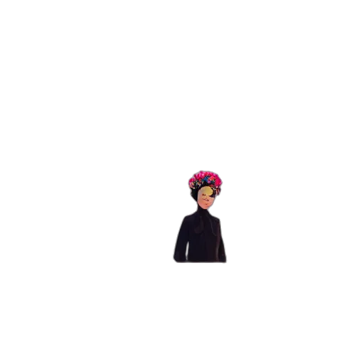 hat, staff, face, jacket transparent PNG cut-out