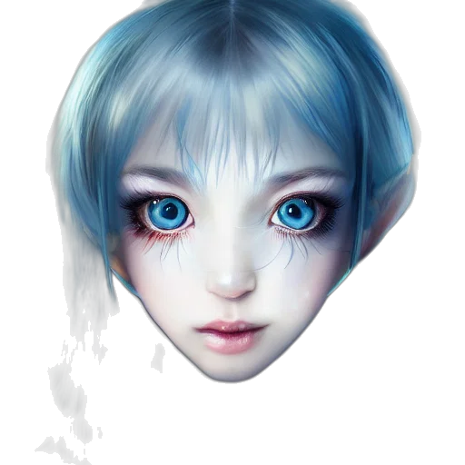 face, mask, robot, creature transparent PNG cut-out