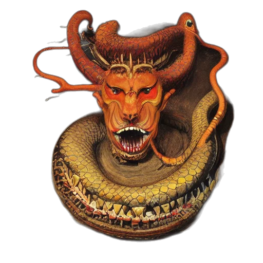 dragon, mask, creature, animal transparent PNG cut-out