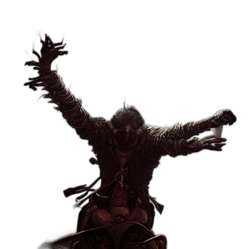 mask, creature, dragon, staff transparent PNG cut-out