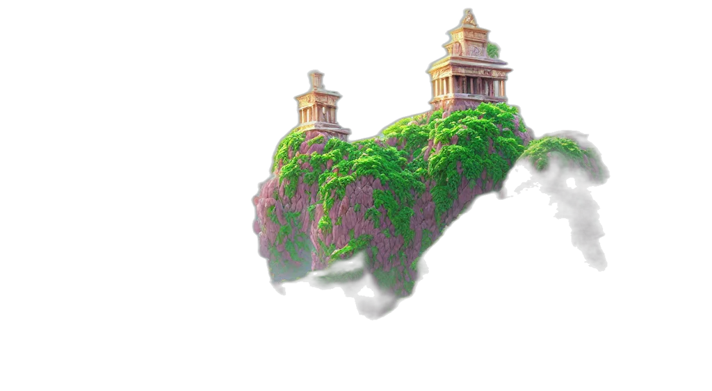 building, crown, tree, dragon transparent PNG cut-out